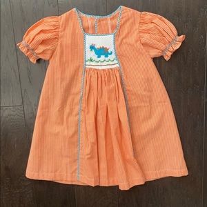 18m Smocked Dino Dress